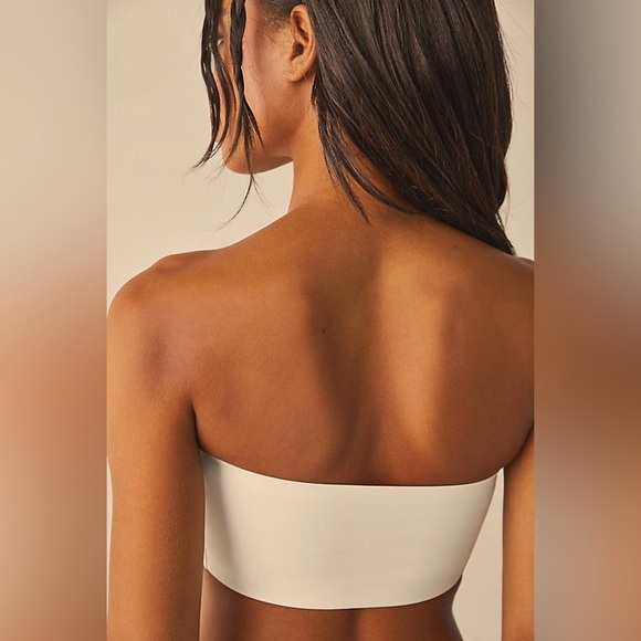 People Intimately Nina Bandeau Daybreak Neo Collection Cream Strapless Tube Top - Picture 3 of 8